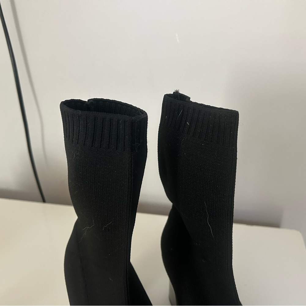 Black Sock Boots